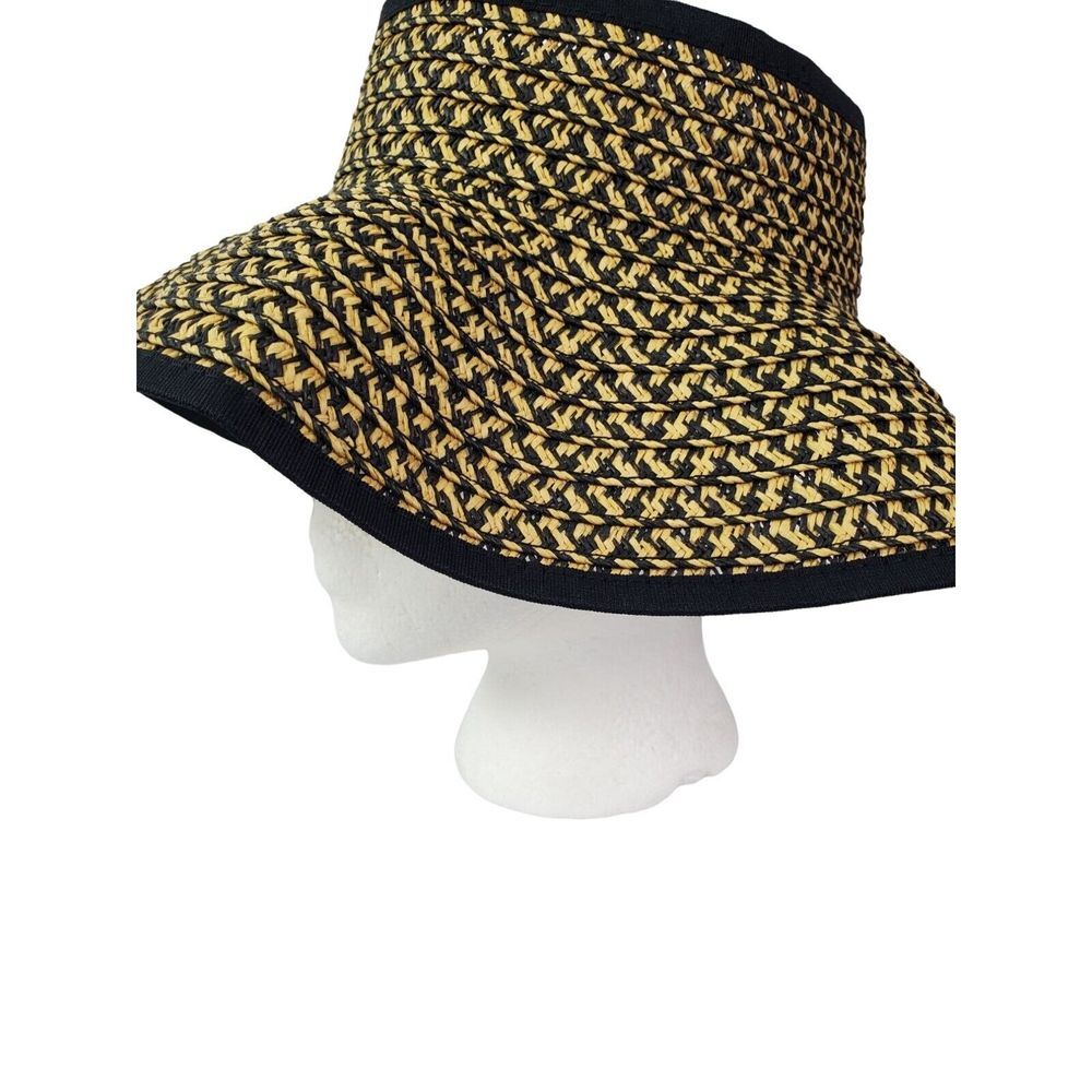Womens Packable Straw Sun Hat One Size GUC